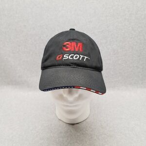 3M Scott MES‎ Fire Safety Adjustable Hat Black Bretmor Headwear Strap back Cap